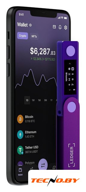 Аппаратный криптокошелек Ledger Nano X (фиолетовый аметист) - Изображение №5 — Интернет-Магазин TECNO.BY