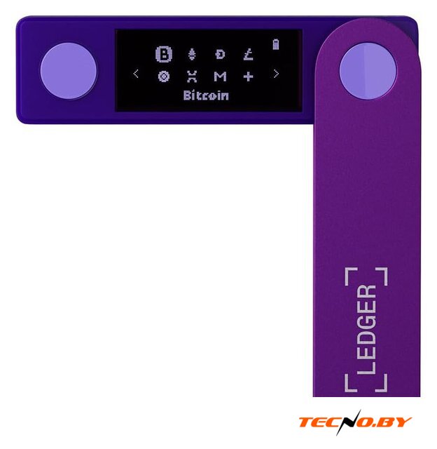 Аппаратный криптокошелек Ledger Nano X (фиолетовый аметист) - Изображение №2 — Интернет-Магазин TECNO.BY