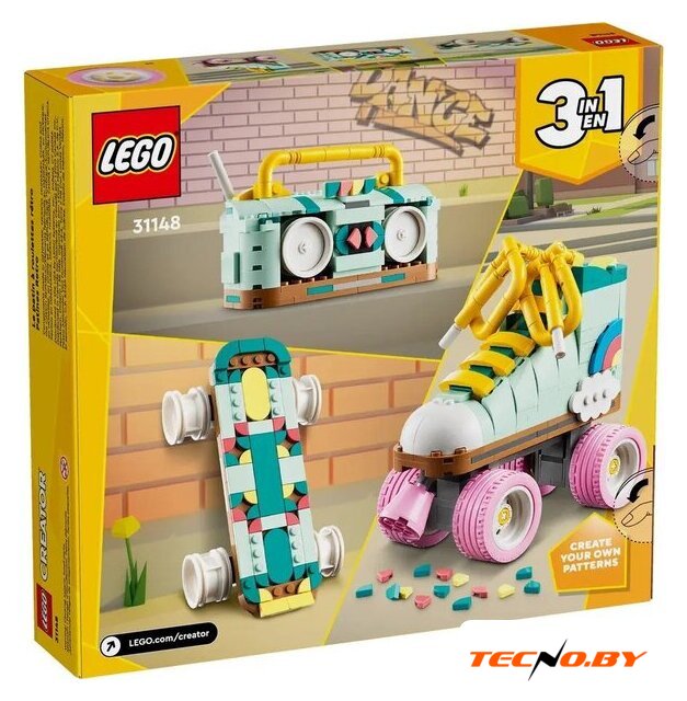 Конструктор LEGO Creator 31148 Ретро роликовые коньки - Изображение №13 — Интернет-Магазин TECNO.BY