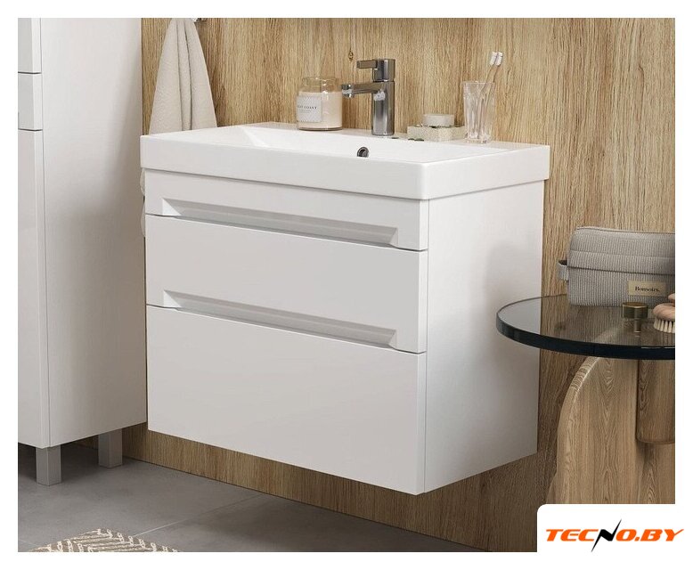  EQUIL Тумба под умывальник Corner 60.2Y (9696) (подвесная) - Изображение №10 — Интернет-Магазин TECNO.BY