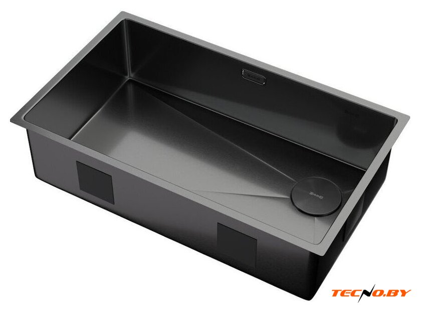 Кухонная мойка ZorG Zerox 74 U / IF Side SF PVD Gunblack - Изображение №2 — Интернет-Магазин TECNO.BY