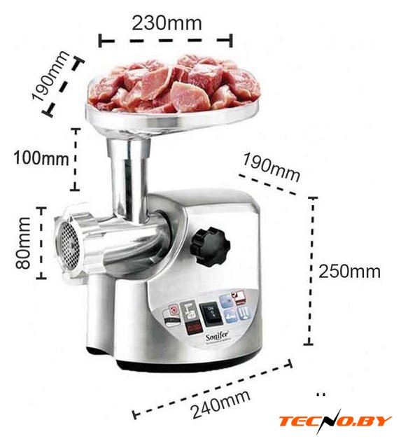 Мясорубка Sonifer SF-5009 - Изображение №6 — Интернет-Магазин TECNO.BY