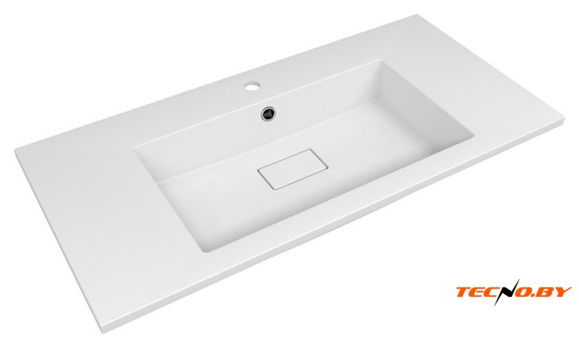 Умывальник Symbolite Line 100x48 (кварц, жасмин) - Изображение №1 — Интернет-Магазин TECNO.BY