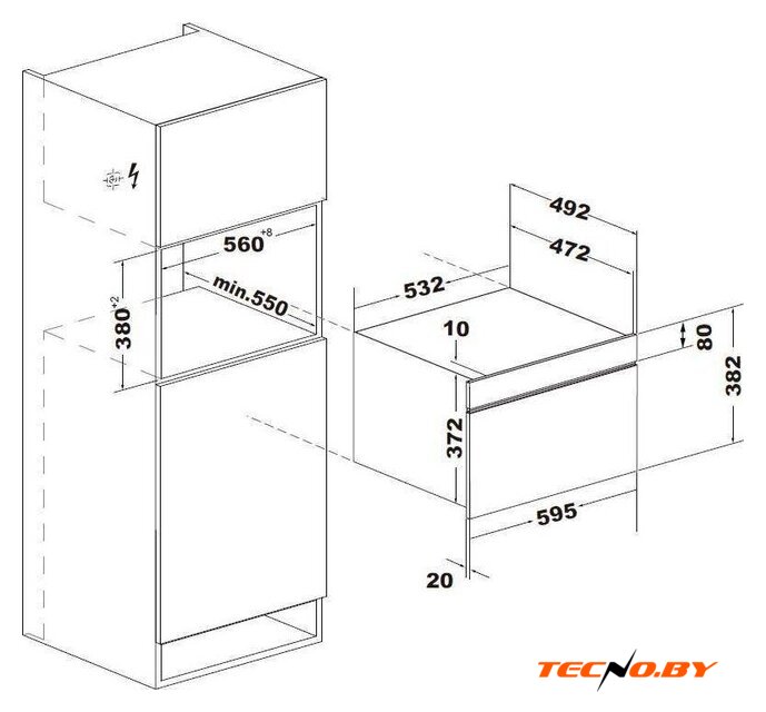 Микроволновая печь Weissgauff BMWO-342 DW Touch - Изображение №7 — Интернет-Магазин TECNO.BY