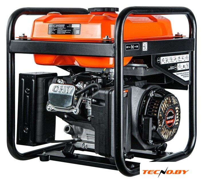 Бензиновый генератор Skiper HW5000i - Изображение №2 — Интернет-Магазин TECNO.BY