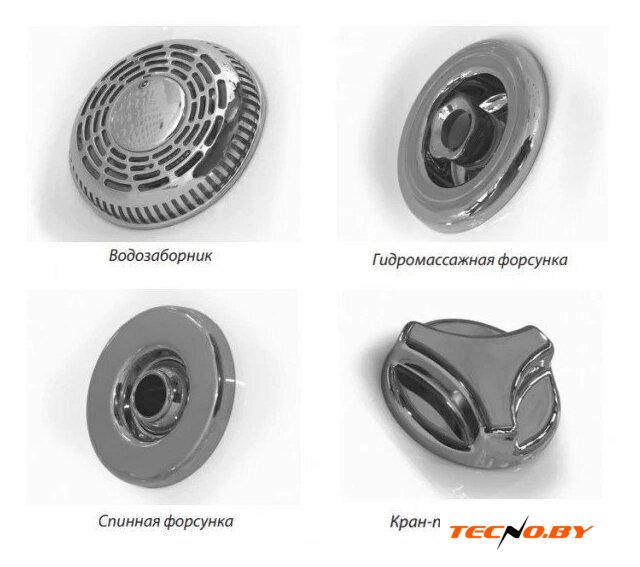 Ванна Triton София 170x95 L Люкс Flat (с гидромассажем) - Изображение №6 — Интернет-Магазин TECNO.BY