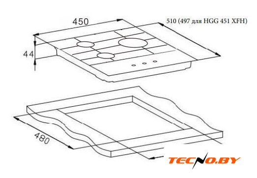 Варочная панель Weissgauff HGG 451 XFH - Изображение №4 — Интернет-Магазин TECNO.BY