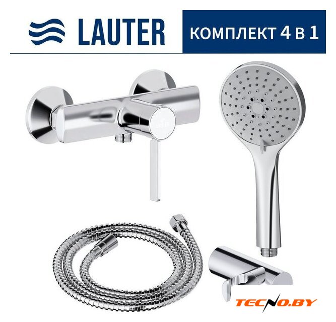 Смеситель Lauter Art 21CK9680C с лейкой Relexa Daisy 21S10167 - Изображение №1 — Интернет-Магазин TECNO.BY