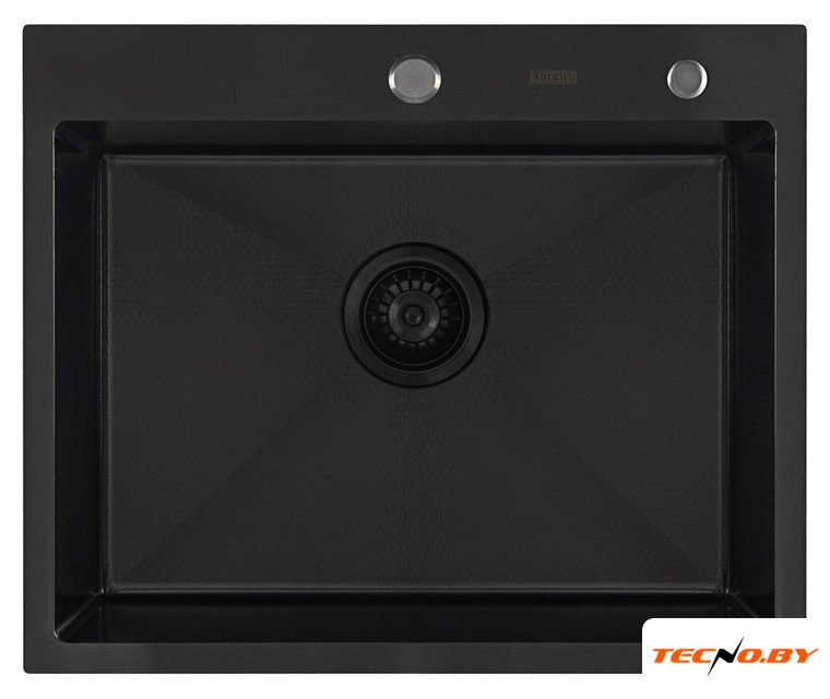 Кухонная мойка ARFEKA Eco AR 600*500 Black PVD Nano Decor - Изображение №1 — Интернет-Магазин TECNO.BY