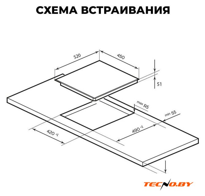 Варочная панель LEX EVH 430A BL - Изображение №3 — Интернет-Магазин TECNO.BY