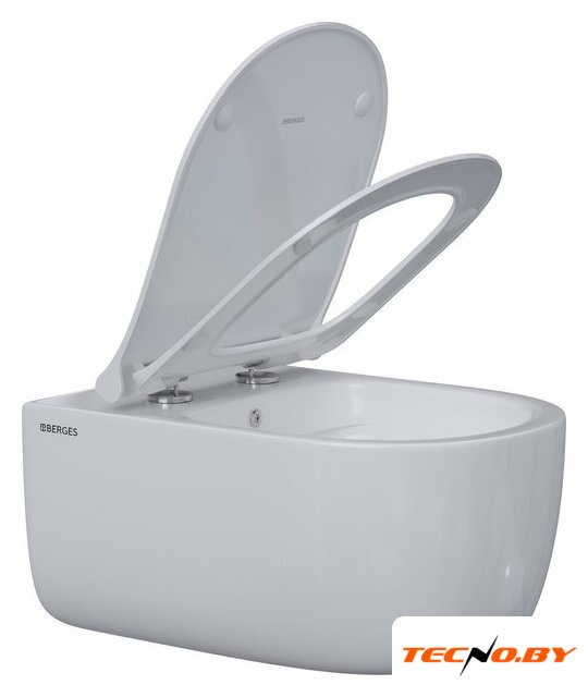 Унитаз подвесной Berges Wasserhaus Ego XL 54 с функцией биде, с сиденьем Slim SO - Изображение №1 — Интернет-Магазин TECNO.BY