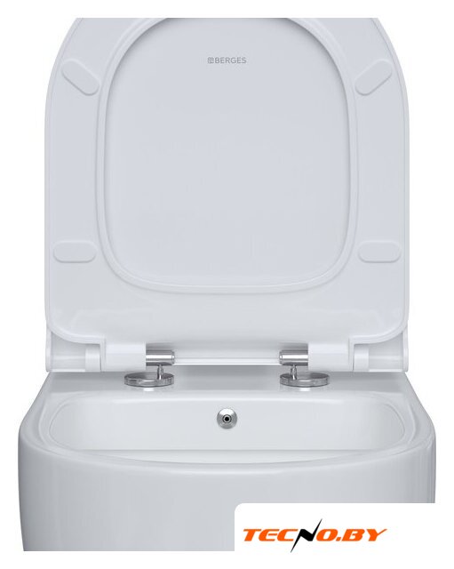 Унитаз подвесной Berges Wasserhaus Ego XL 54 с функцией биде, с сиденьем Slim SO - Изображение №2 — Интернет-Магазин TECNO.BY