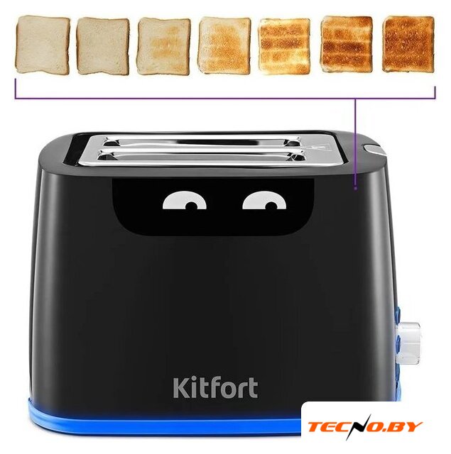 Тостер Kitfort KT-6410 - Изображение №4 — Интернет-Магазин TECNO.BY