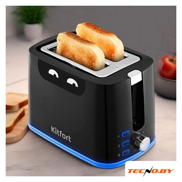 Тостер Kitfort KT-6410 - Изображение №2 — Интернет-Магазин TECNO.BY