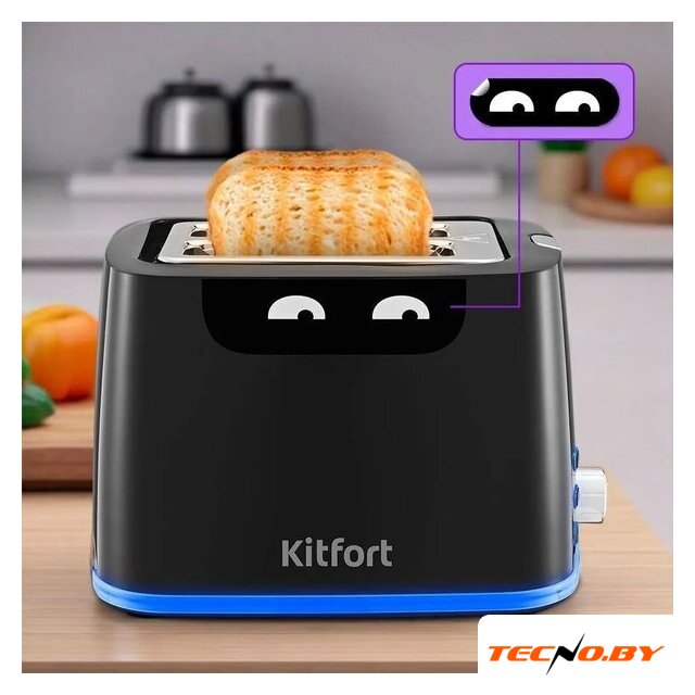 Тостер Kitfort KT-6410 - Изображение №7 — Интернет-Магазин TECNO.BY