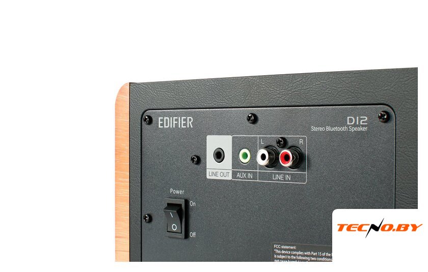 Беспроводная колонка Edifier D12 (коричневый) - Изображение №5 — Интернет-Магазин TECNO.BY