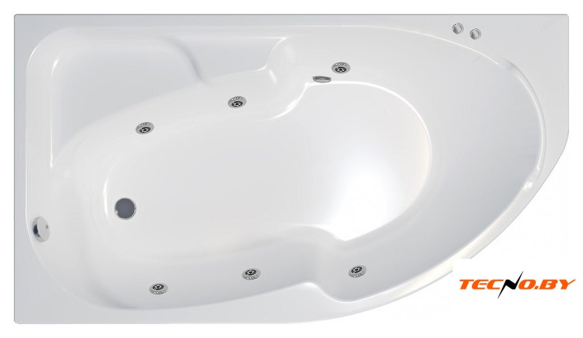 Ванна Triton София 170x95 L Базовая Flat (с гидромассажем) - Изображение №1 — Интернет-Магазин TECNO.BY