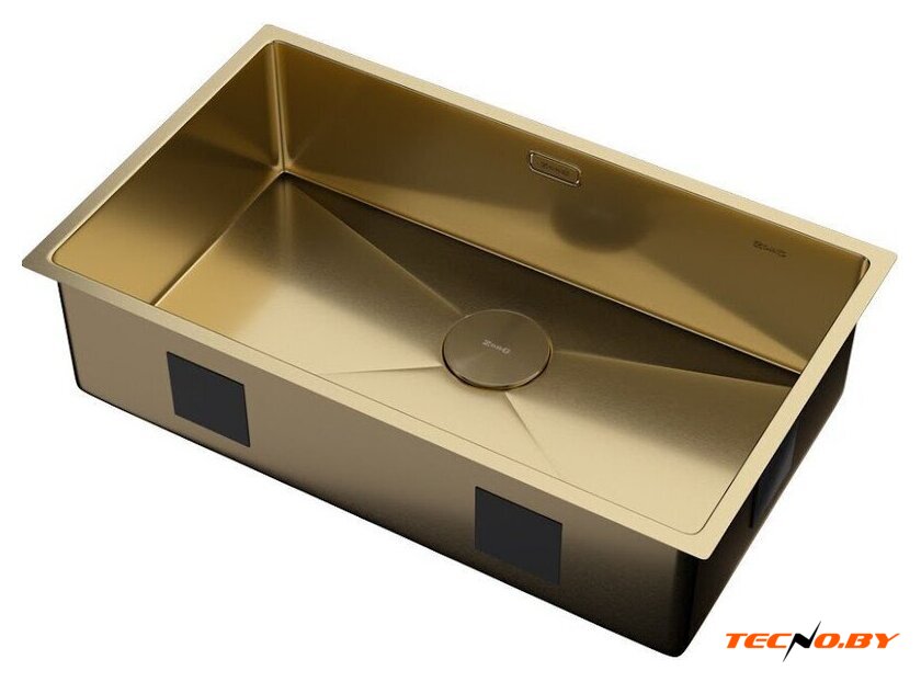 Кухонная мойка ZorG Zerox 74 U / IF PVD Gold - Изображение №2 — Интернет-Магазин TECNO.BY