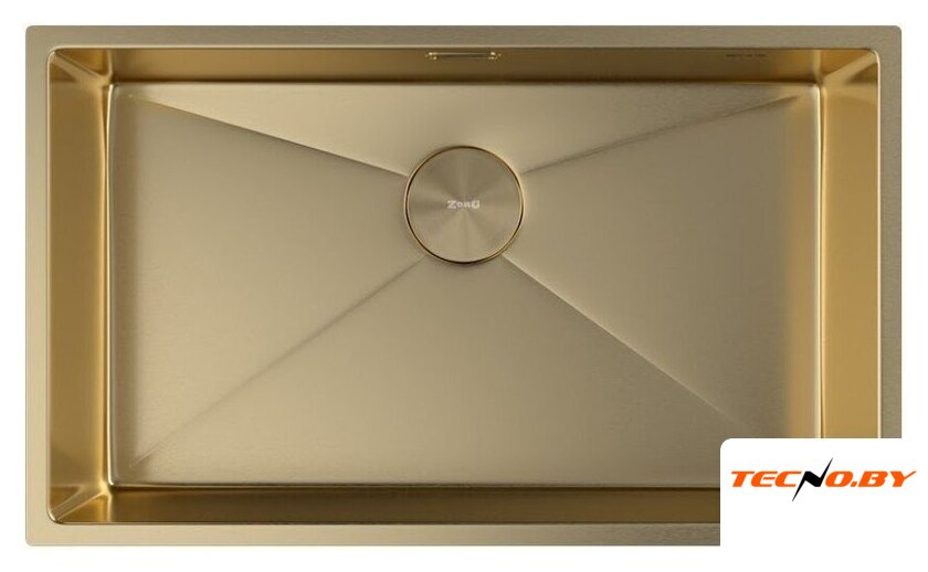 Кухонная мойка ZorG Zerox 74 U / IF PVD Gold - Изображение №3 — Интернет-Магазин TECNO.BY
