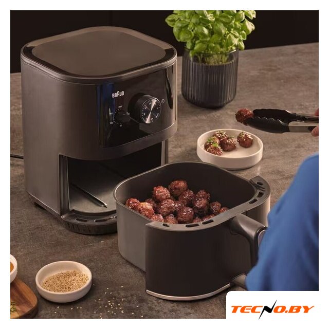 Аэрогриль (аэрофритюрница) Braun MultiFry 3 HF 3000 IBK - Изображение №4 — Интернет-Магазин TECNO.BY