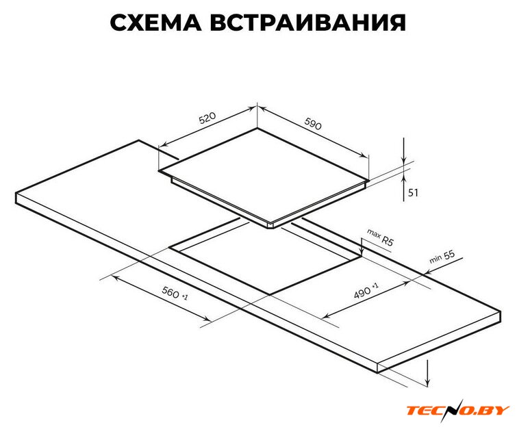 Варочная панель LEX EVH 641A BL - Изображение №3 — Интернет-Магазин TECNO.BY