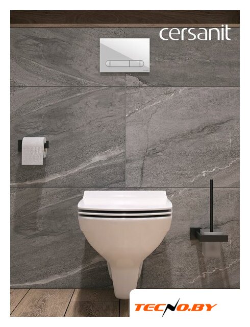 Унитаз подвесной Cersanit Carina New Clean On с инстал.Link Pro (с кнопкой Estetica 64109 белый) - Изображение №14 — Интернет-Магазин TECNO.BY