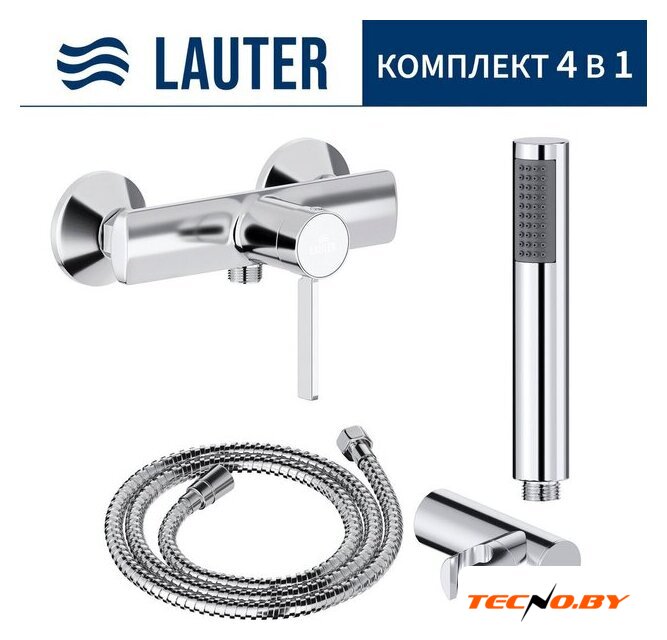 Смеситель Lauter Art 21CK9680C с лейкой Relexa Lily 21S10048 - Изображение №1 — Интернет-Магазин TECNO.BY