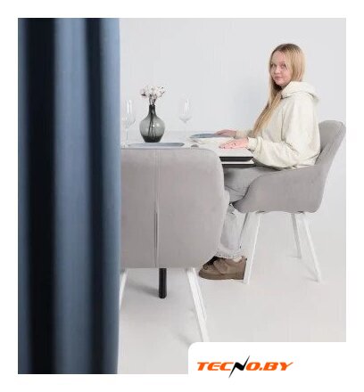 Стул Мамадома Romeo smile 360 (b22 Grey Lux/белый) - Изображение №2 — Интернет-Магазин TECNO.BY