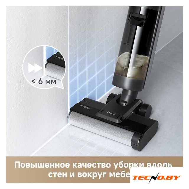 Вертикальный моющий пылесос Dreame G10 Wet and Dry Vacuum HHR12A (евровилка, черный) - Изображение №7 — Интернет-Магазин TECNO.BY