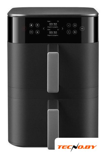 Аэрогриль (аэрофритюрница) Xiaomi Smart Double Stack Air Fryer 12L MAF-DS1201 (евровилка, черный) - Изображение №1 — Интернет-Магазин TECNO.BY