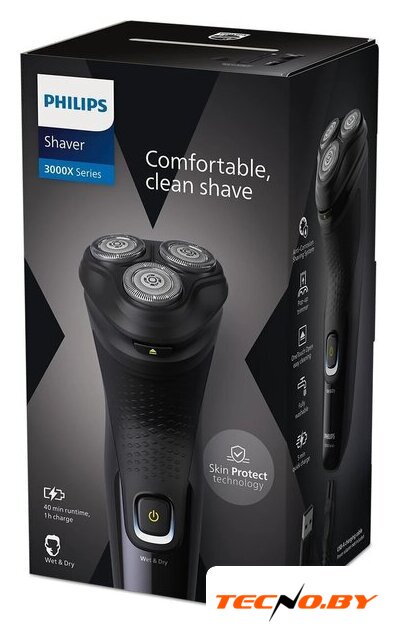 Электробритва Philips 3000X Series X3021/00 - Изображение №9 — Интернет-Магазин TECNO.BY