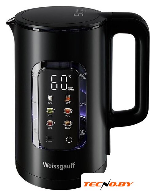 Электрический чайник Weissgauff WK 1500 Db Touch BodyCool - Изображение №19 — Интернет-Магазин TECNO.BY