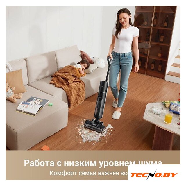 Вертикальный моющий пылесос Dreame G10 Pro Wet and Dry Vacuum (евровилка) - Изображение №15 — Интернет-Магазин TECNO.BY