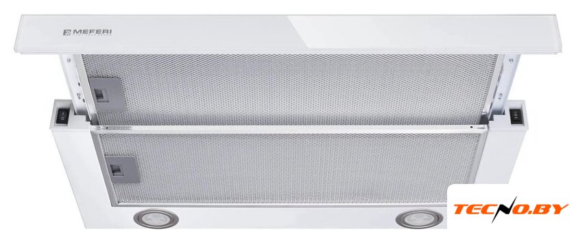 Кухонная вытяжка Meferi SLIDEBOX60WH Glass Ultra - Изображение №6 — Интернет-Магазин TECNO.BY