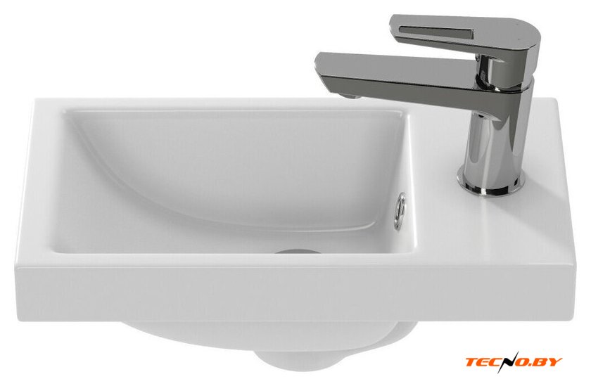 Умывальник Cersanit Como 40 S-UM-COM40/1-w + 63034 - Изображение №2 — Интернет-Магазин TECNO.BY