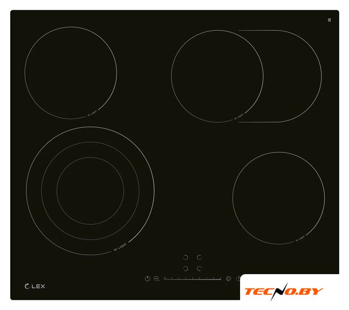 Варочная панель LEX EVH 642D BL - Изображение №1 — Интернет-Магазин TECNO.BY