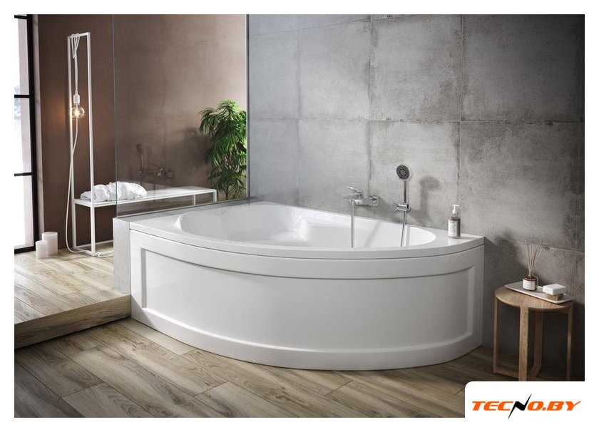 Ванна Cersanit Kaliope 153x100 R 63442 (с каркасом и сифоном Prime черный) - Изображение №6 — Интернет-Магазин TECNO.BY