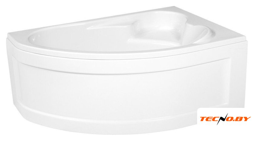 Ванна Cersanit Kaliope 153x100 R 63442 (с каркасом и сифоном Prime черный) - Изображение №2 — Интернет-Магазин TECNO.BY