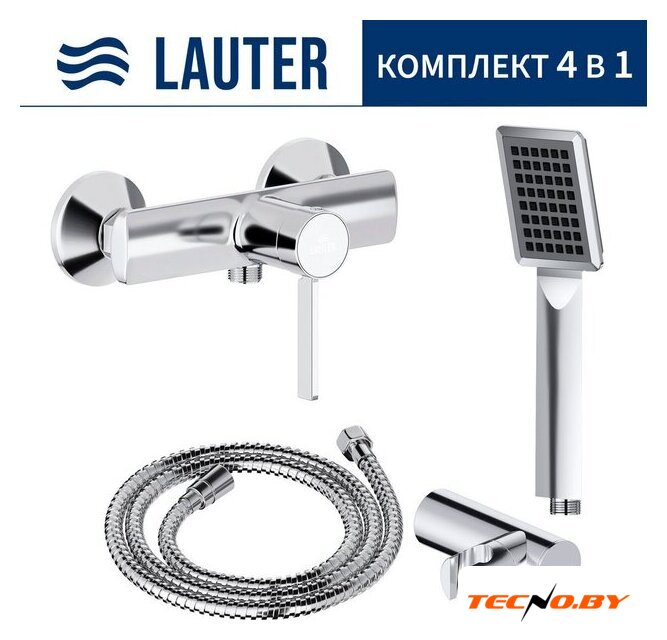 Смеситель Lauter Art 21CK9680C с лейкой Relexa Serene 21S00103 - Изображение №1 — Интернет-Магазин TECNO.BY