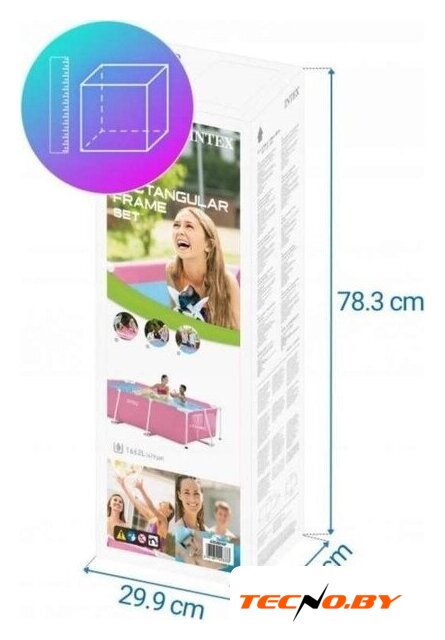 Каркасный бассейн Intex Rectangular Frame 28266 (220x150x60) - Изображение №10 — Интернет-Магазин TECNO.BY