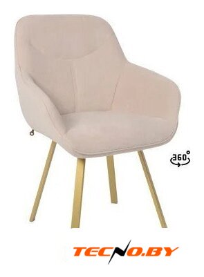 Стул Мамадома Romeo smile 360 (b03 Cream Lux/золото) - Изображение №1 — Интернет-Магазин TECNO.BY