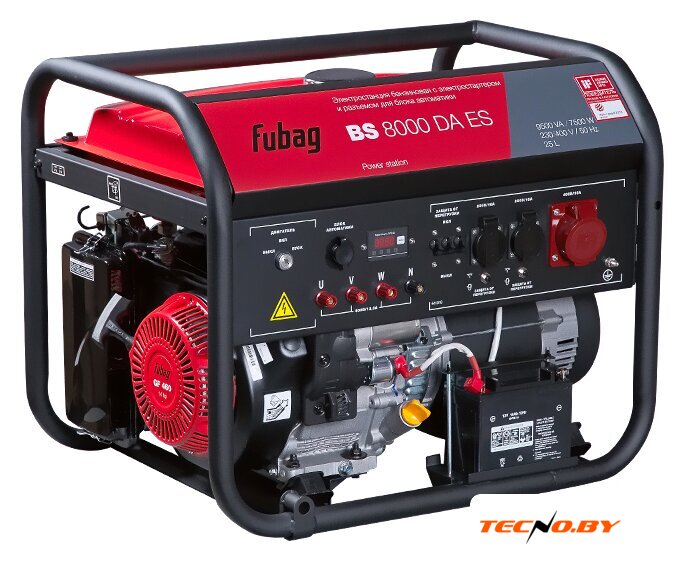 Бензиновый генератор Fubag BS 8000 DA ES - Изображение №1 — Интернет-Магазин TECNO.BY