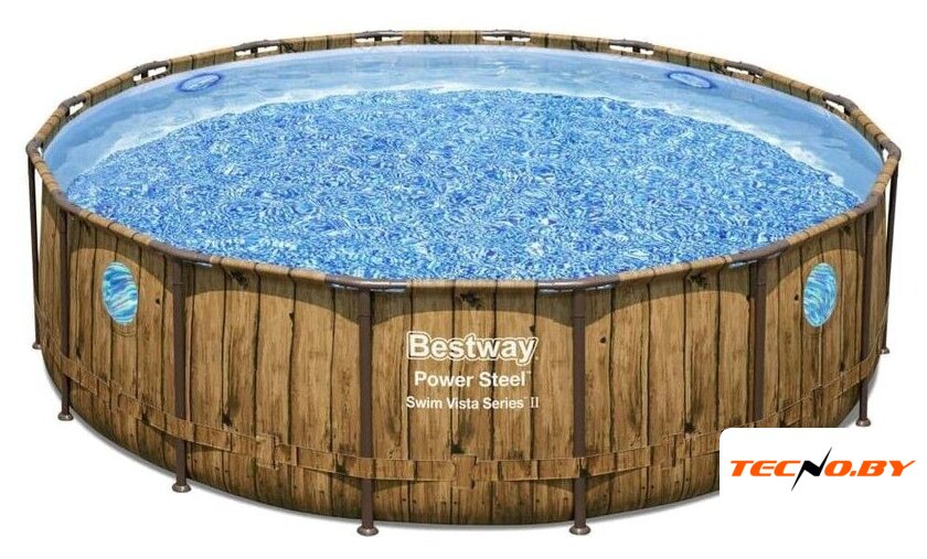 Каркасный бассейн Bestway Power Steel 56725 (488х122) - Изображение №2 — Интернет-Магазин TECNO.BY