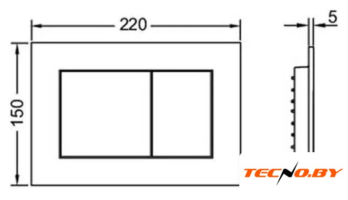 Унитаз подвесной Lauter Magdeburg 21103EC + TECE Kit 9400412 (черный матовый) - Изображение №17 — Интернет-Магазин TECNO.BY