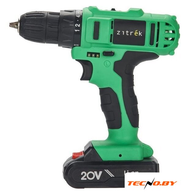 Дрель-шуруповерт Zitrek Green 20-Li Plus 083-1115 (с 2-мя АКБ) - Изображение №1 — Интернет-Магазин TECNO.BY