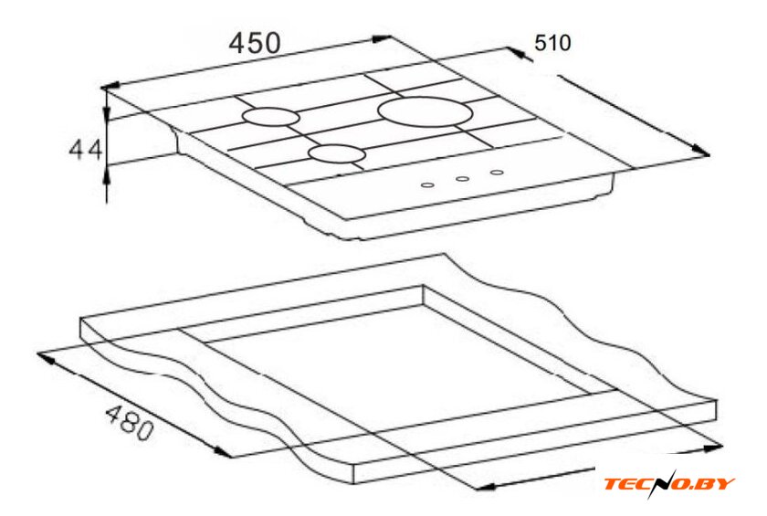 Варочная панель Weissgauff HGG 451 BGh Nano Glass - Изображение №3 — Интернет-Магазин TECNO.BY