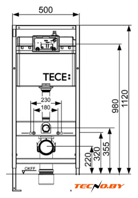 Унитаз подвесной Lauter Vortex 2110830 + TECE Kit 9400413 с кнопкой (белый) - Изображение №25 — Интернет-Магазин TECNO.BY