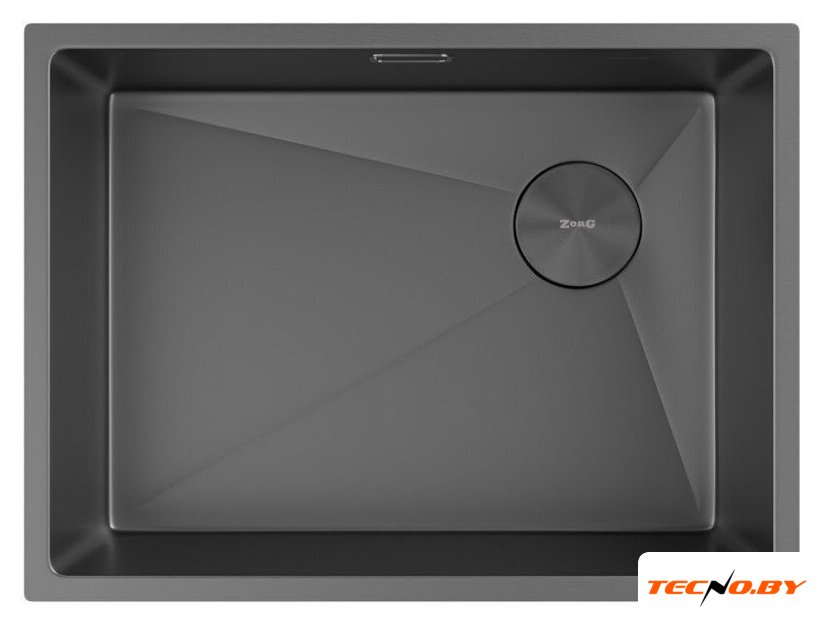 Кухонная мойка ZorG Zerox 59 U / IF Side SF Zurinox PVD Gunblack - Изображение №3 — Интернет-Магазин TECNO.BY
