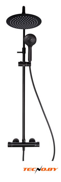 Душевая система  Rubineta Olo BK + Thermo-15 BK 625038 - Изображение №1 — Интернет-Магазин TECNO.BY