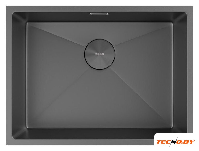 Кухонная мойка ZorG Zerox 59 U / IF Zurinox PVD Gunblack - Изображение №3 — Интернет-Магазин TECNO.BY
